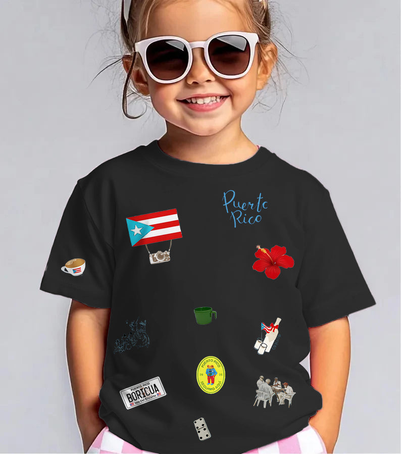 Puerto Rico Children's Cotton T-Shirts