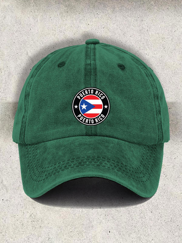 Puerto RicoDtmf Print Baseball Cap