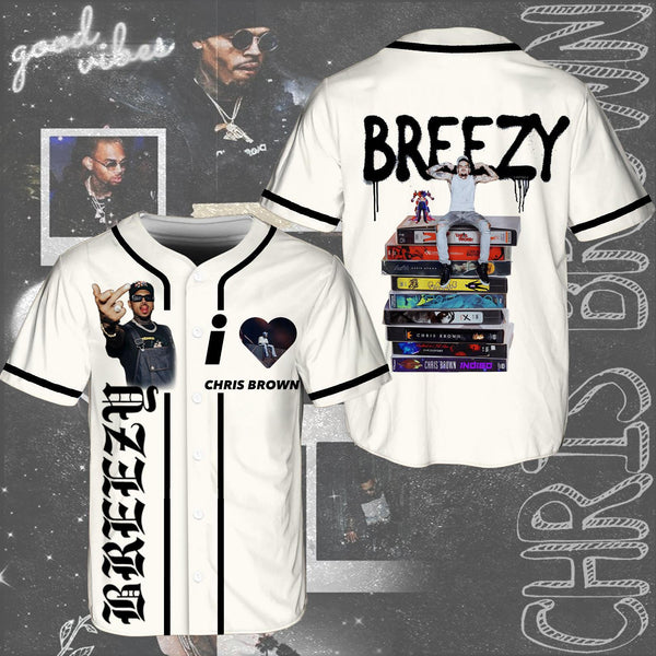 Chris brown Baseball Jersey