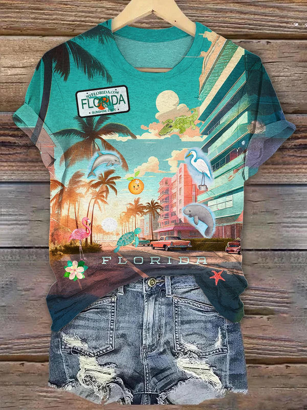 Florida Crew Neck T-shirt