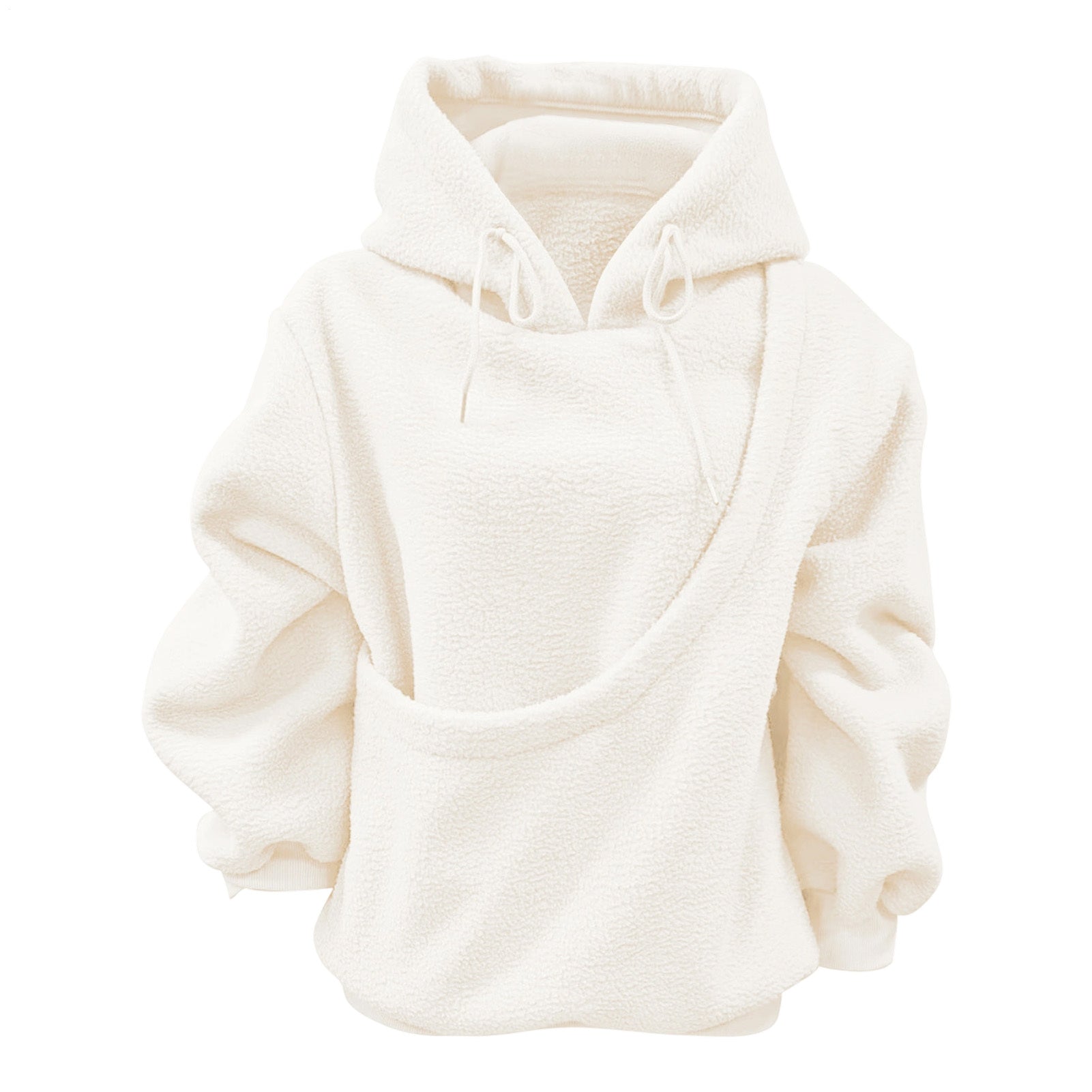 Pet Carrier Hoodie Fuzzy Solid Color Puppy Kitten Cat Holder Carriers Hoodies with Pocket for Home Sofa positive