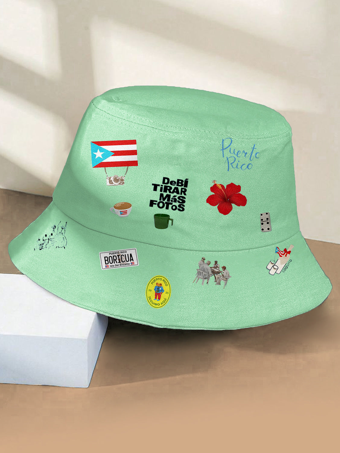 BadBunny Classic Print Bucket Hat