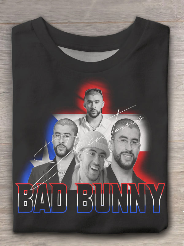 Bad Bunny Crew Neck T-shirt