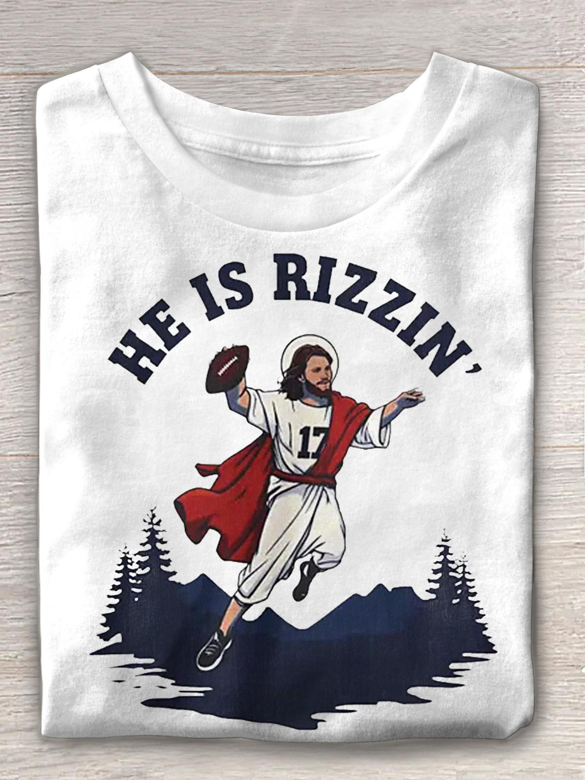 Rizzin' Josh Allen Crew Neck T-shirt