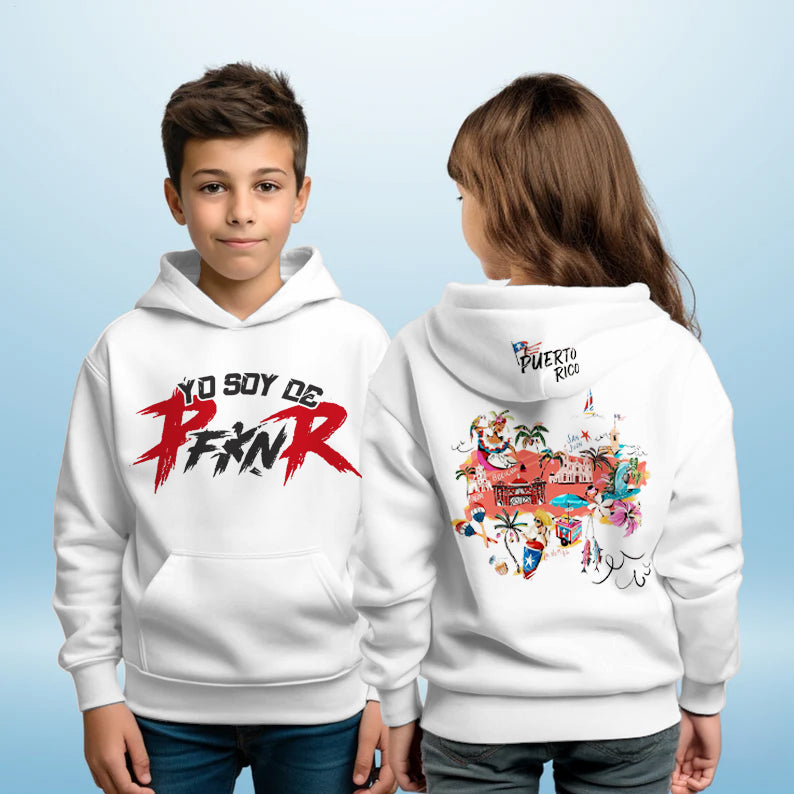 Puerto Rico Children's Hooded Hoodie