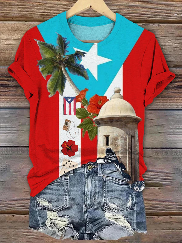 Puerto Rico Trip Crew Neck T-shirt