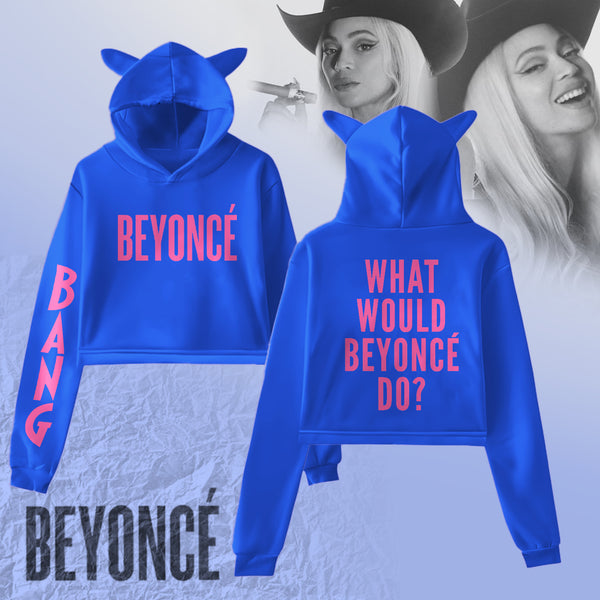 Beyoncé Fur Rabbit Long Sleeve Hoodie