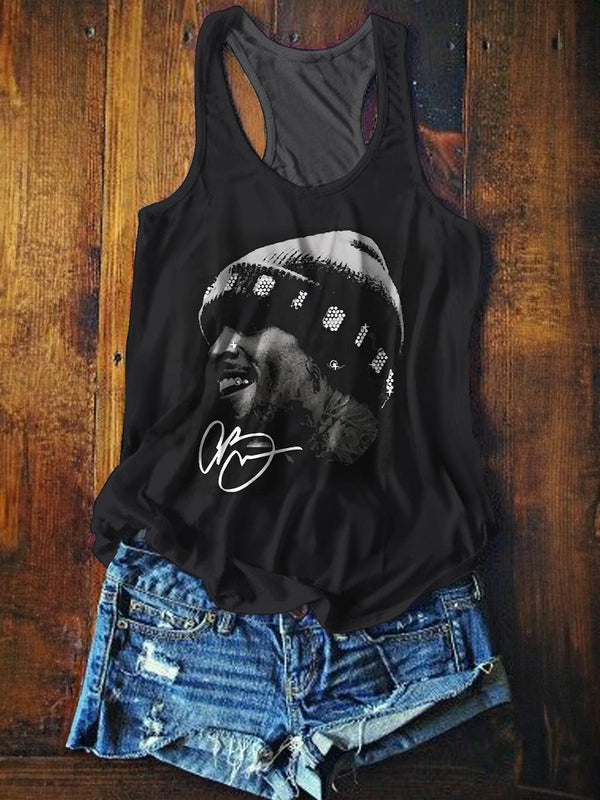 Breezy Bowl XX Tour Printed Casual Tank Top