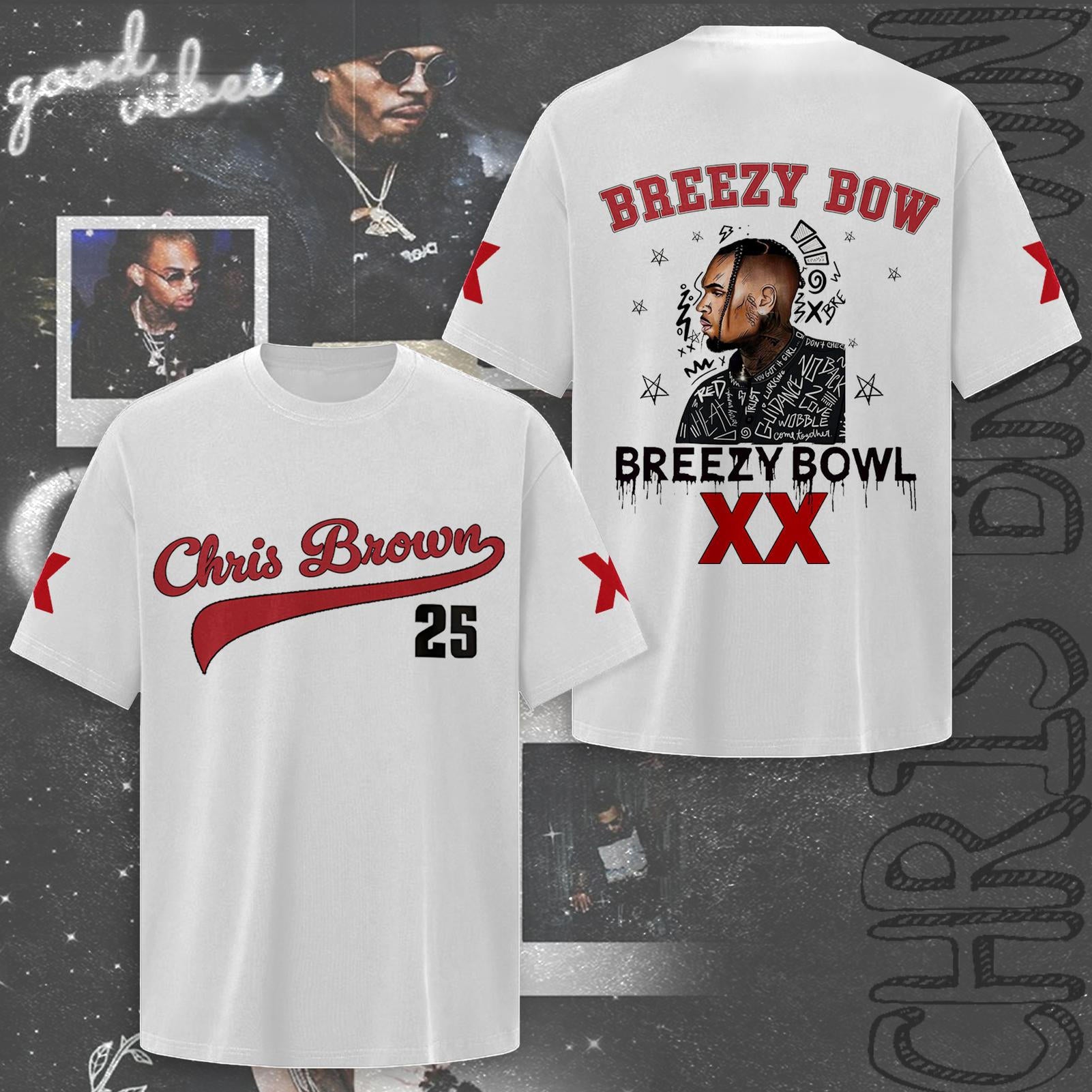 Chris Brown Crew Neck T-shirt