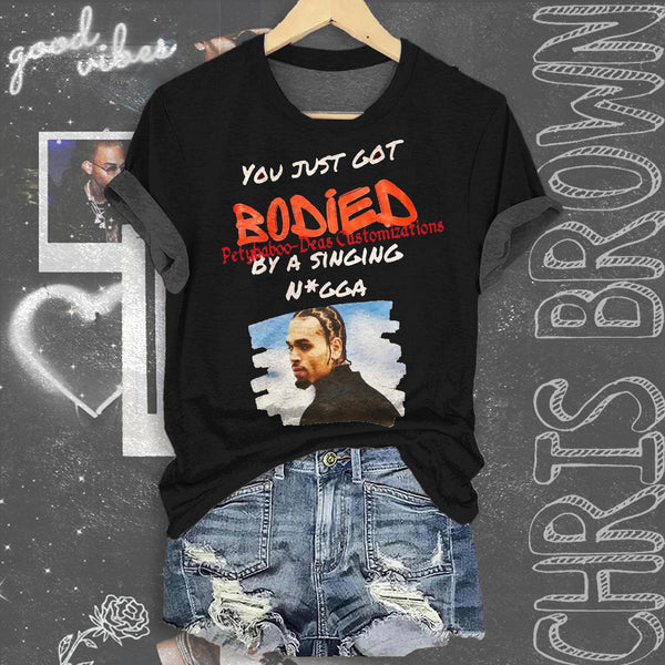 Chris Brown Breezy Bowl XX Crew Neck T-shirt