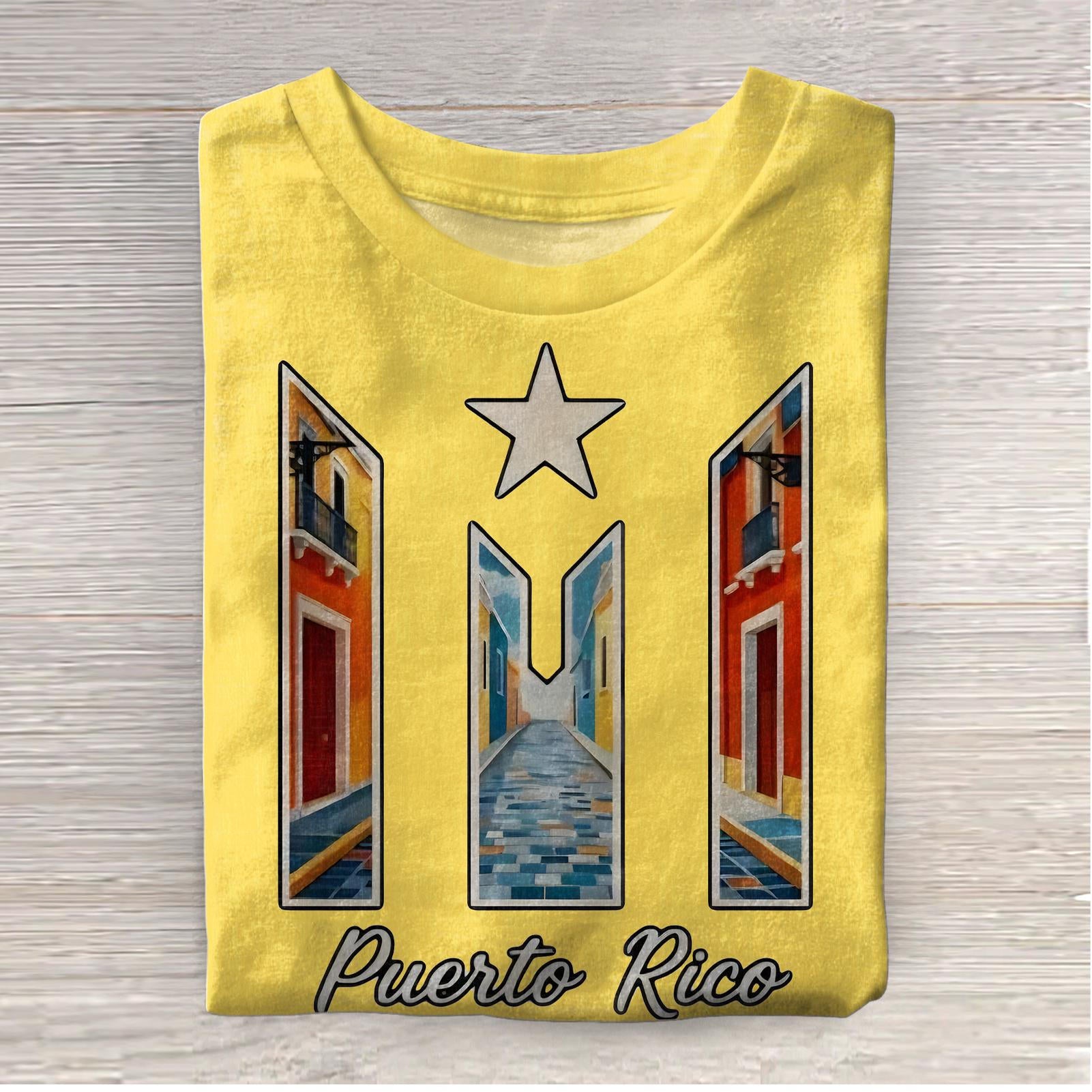 Puerto Rico Crew Neck T-shirt