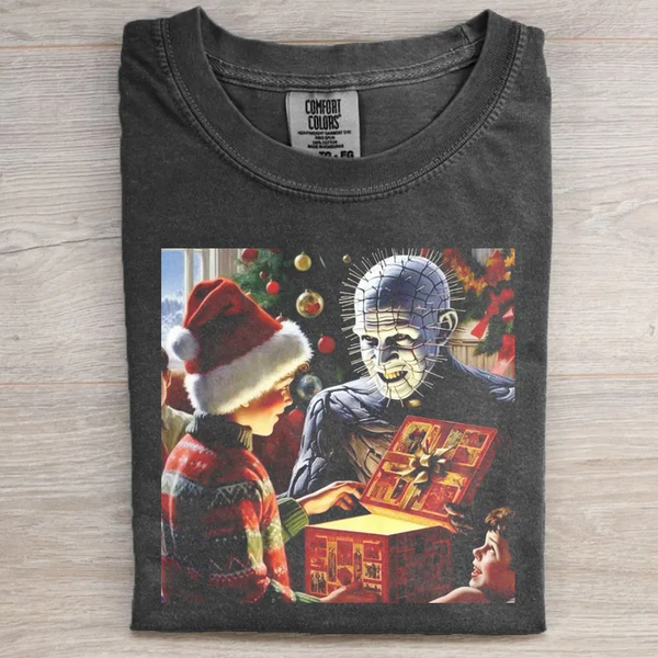 Funny Christmas Scary Movies Retro T-shirt