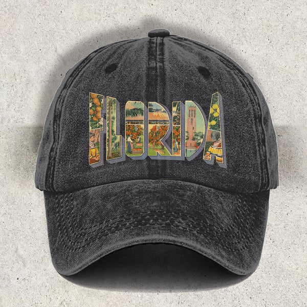 Florida Printed Baseball Cap
