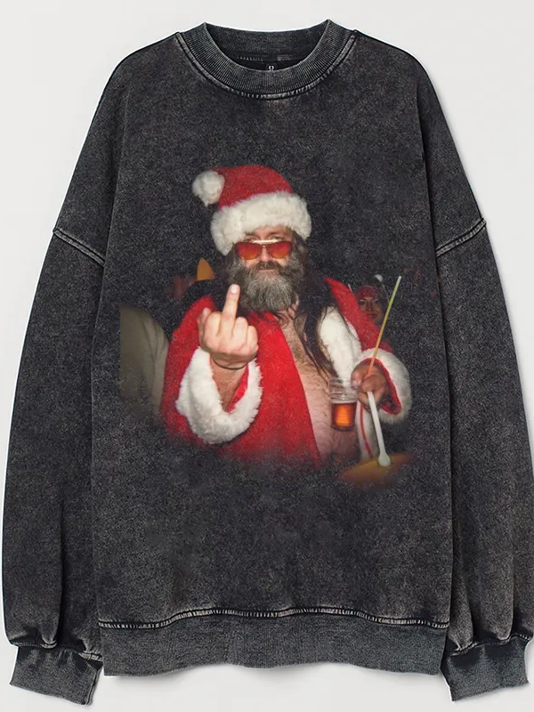 Retro Style Slay Santa Vintage Sweatshirt