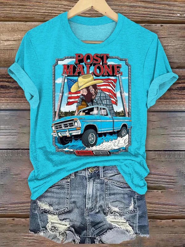 Post Malone Jelly Roll Crew Neck T-shirt