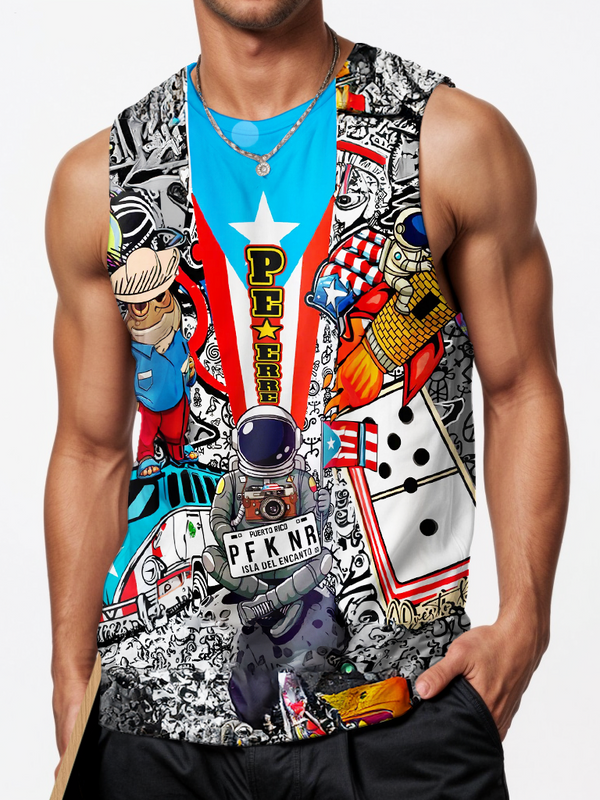 Puerto Rico Sports Crew Neck Vest