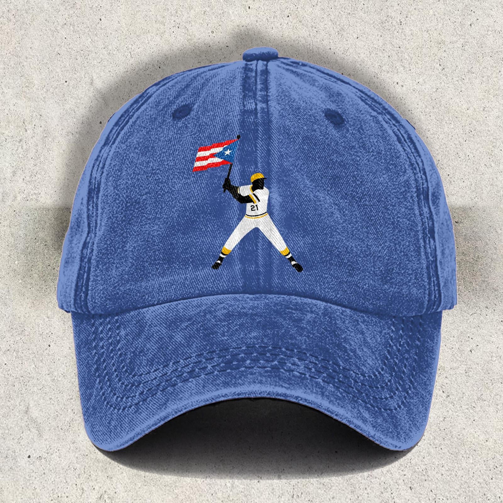 Roberto Clemente Printed Baseball Cap