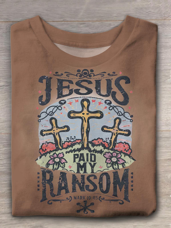 Jesus Paid My Ransom Christian Easter T-shirt