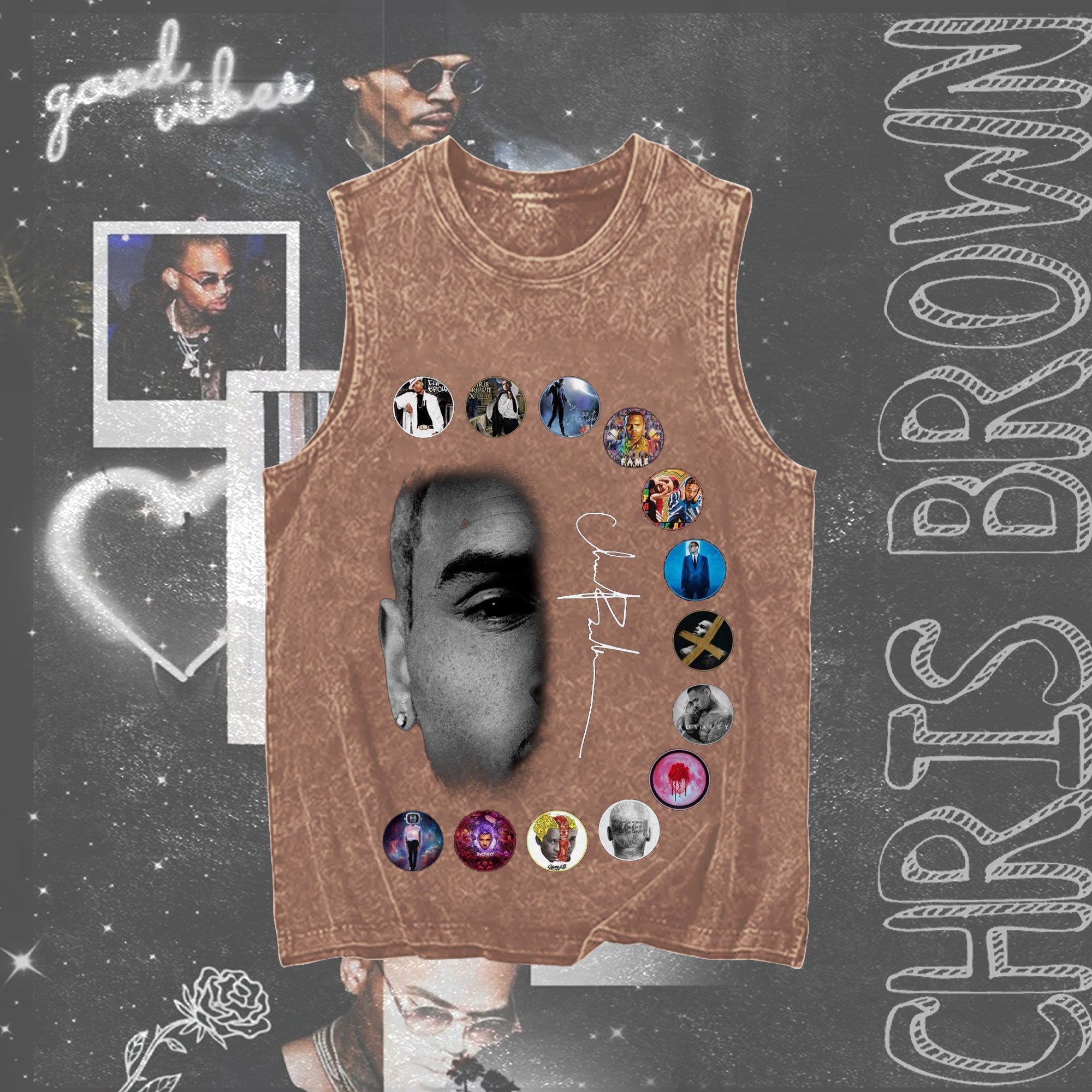 Chris Brown Concert Vintage Tank Top