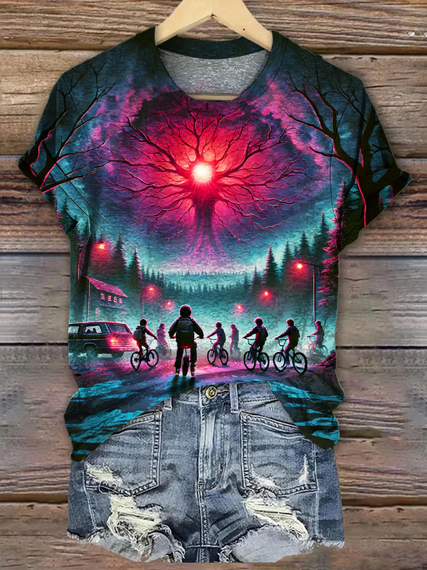 Stranger Things Crew Neck T-shirt