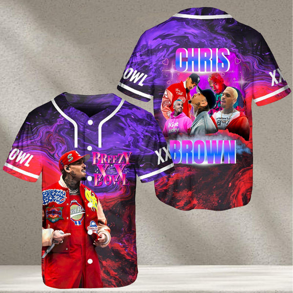 Chris Brown Breezy Bowl XX Baseball Jersey