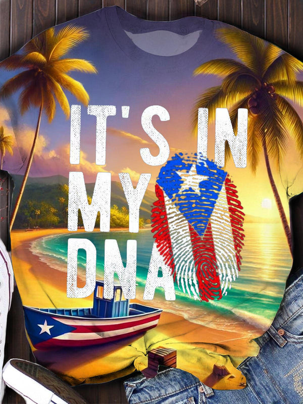It's in My DNA PR Crew Neck T-shirt
