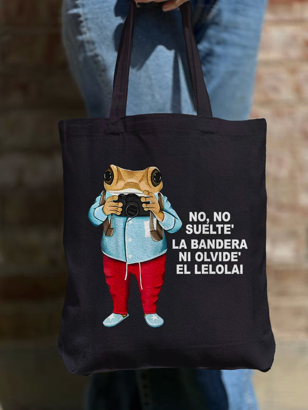 Bolso de lona con cremallera para el hombro 