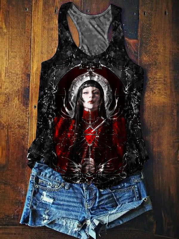 Lady Gaga Mayhem Tour Printed Casual Tank Top