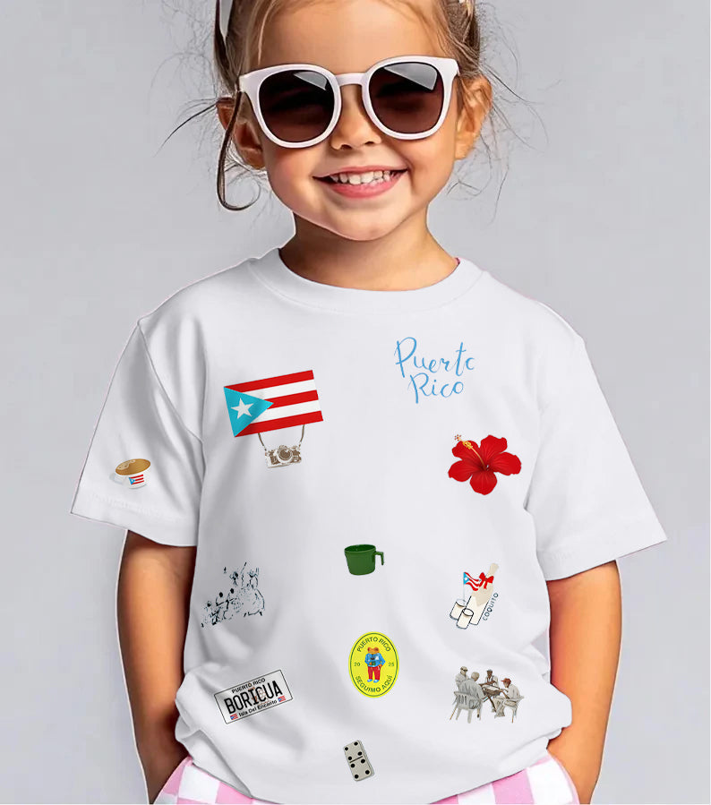 Puerto Rico Children's Cotton T-Shirts