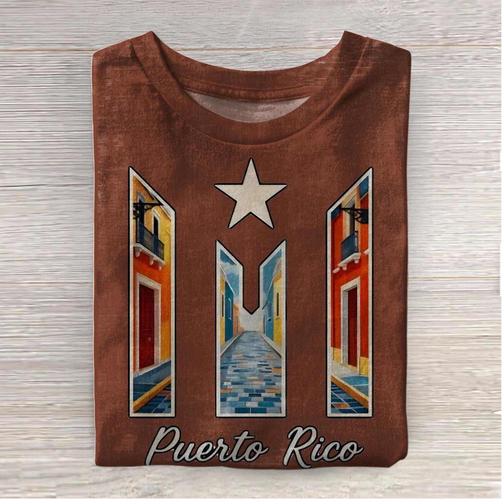 Puerto Rico Crew Neck T-shirt