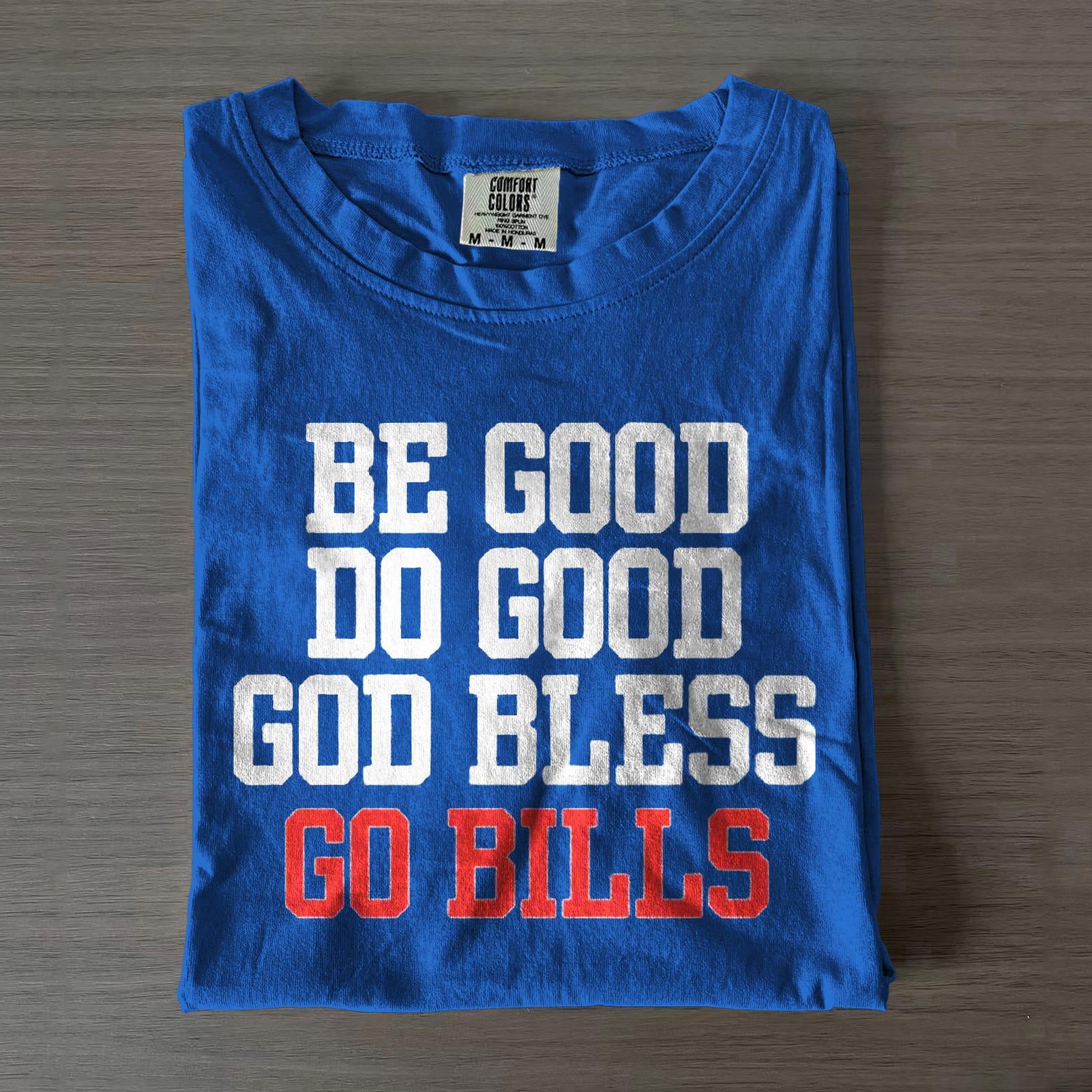 Do Good Pray Pray Bills Printed Crew Neck T-shirts