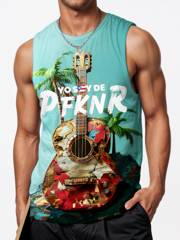 Puerto Rican music Sports Crew Neck Vest