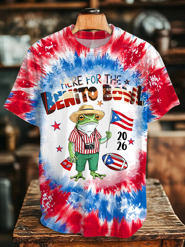 Benito Bowl Tie Dye Crew Neck T-shirt