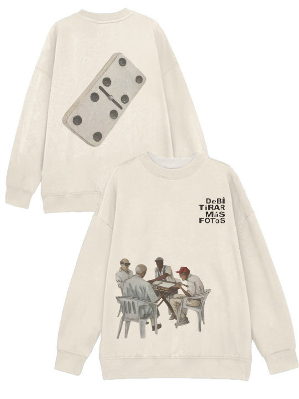 Bad Bunny Album Cover Print Printed Long Sleeve Casual Top