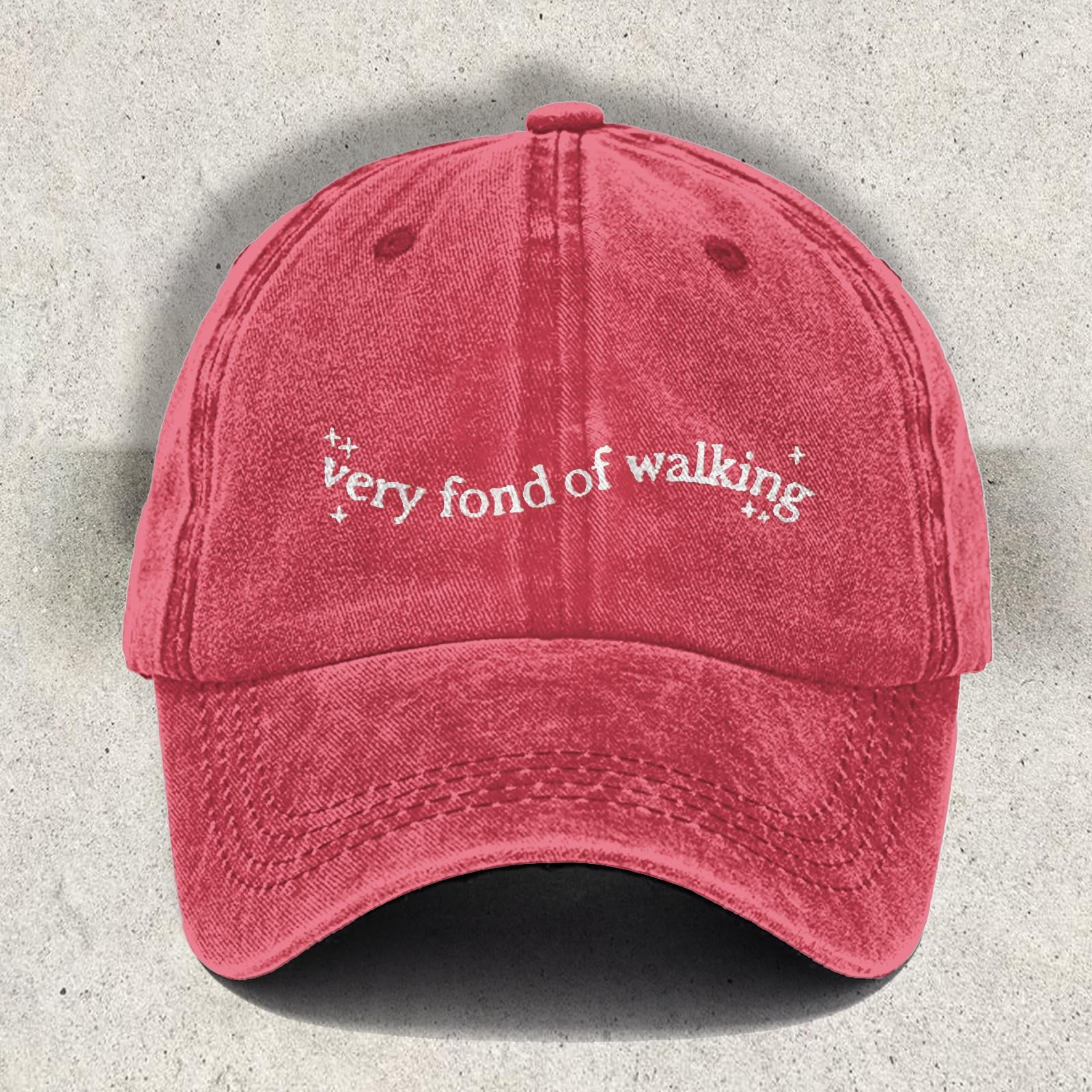 Pride & Prejudice Fond Of Walking Printed Baseball Cap