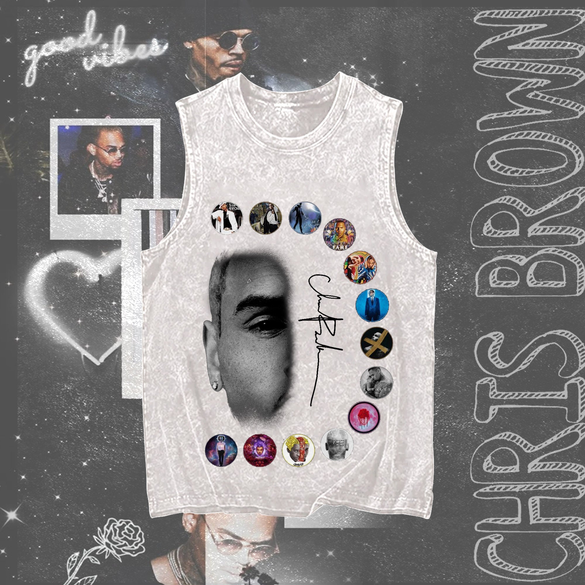 Chris Brown Concert Vintage Tank Top