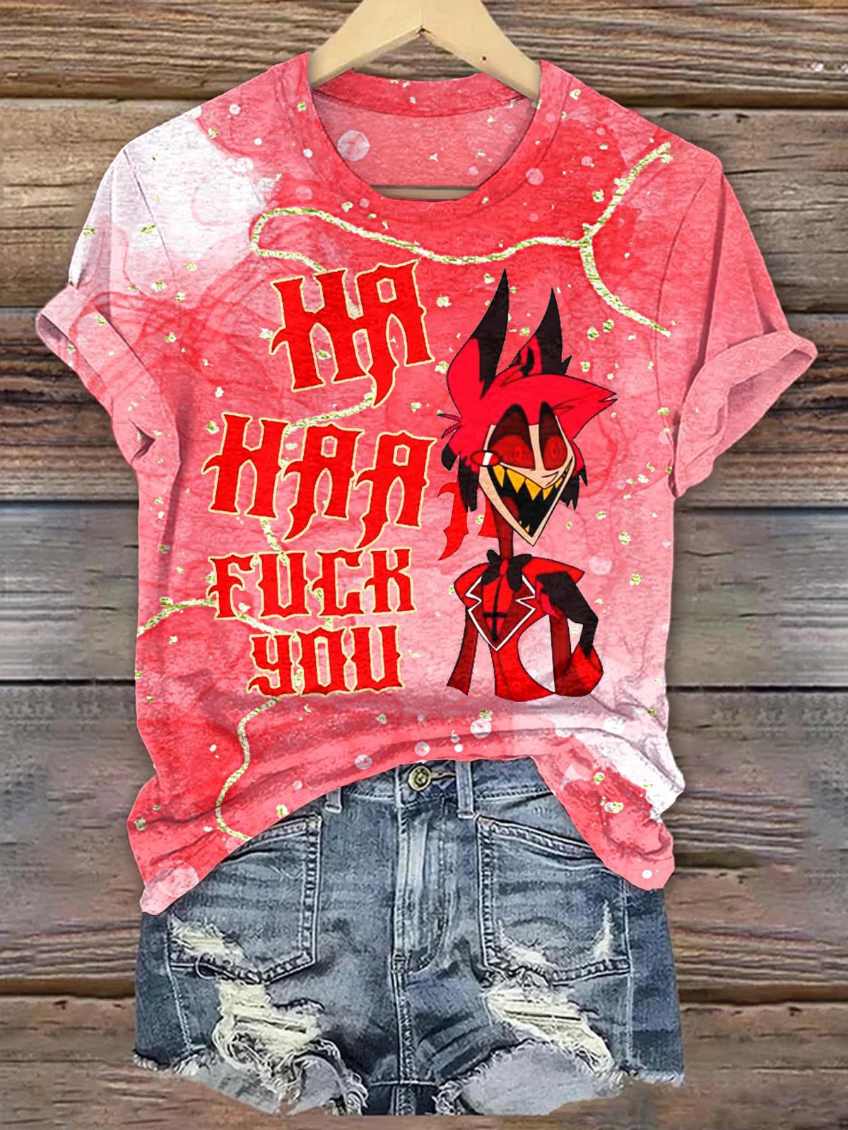 Hazbin Hotel Crew Neck T-shirt