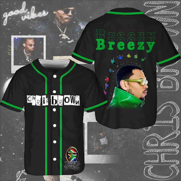 Chris Brown Concert Baseball Jersey