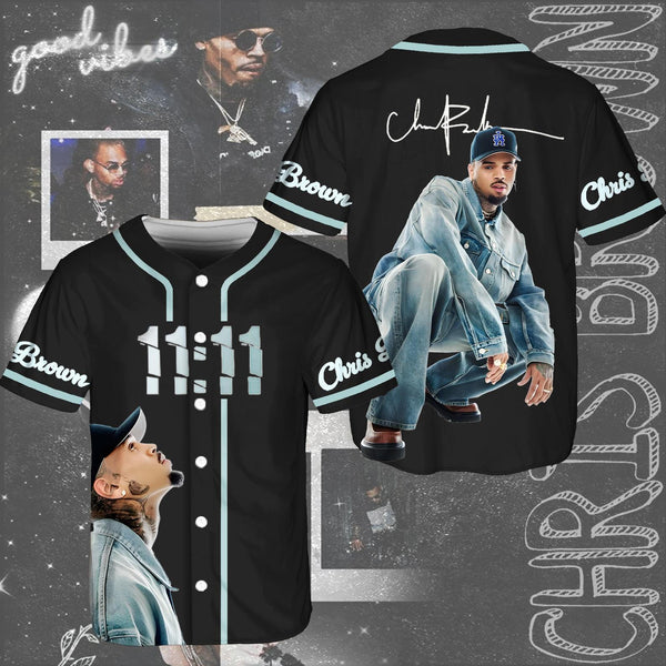 Chris Brown Concert Baseball Jersey