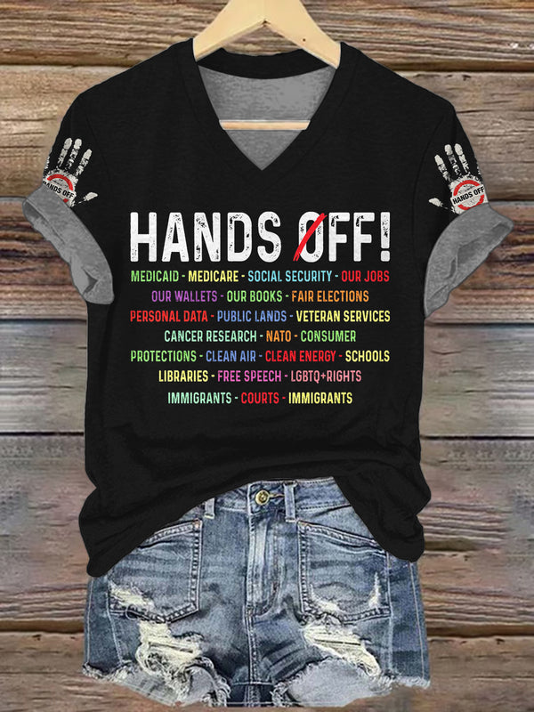 Free Speech V-neck T-Shirt