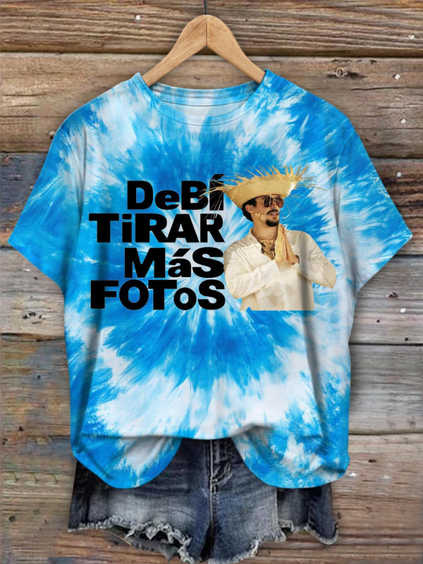 Camisetas tie-dye de Bad Bunny DTMF 