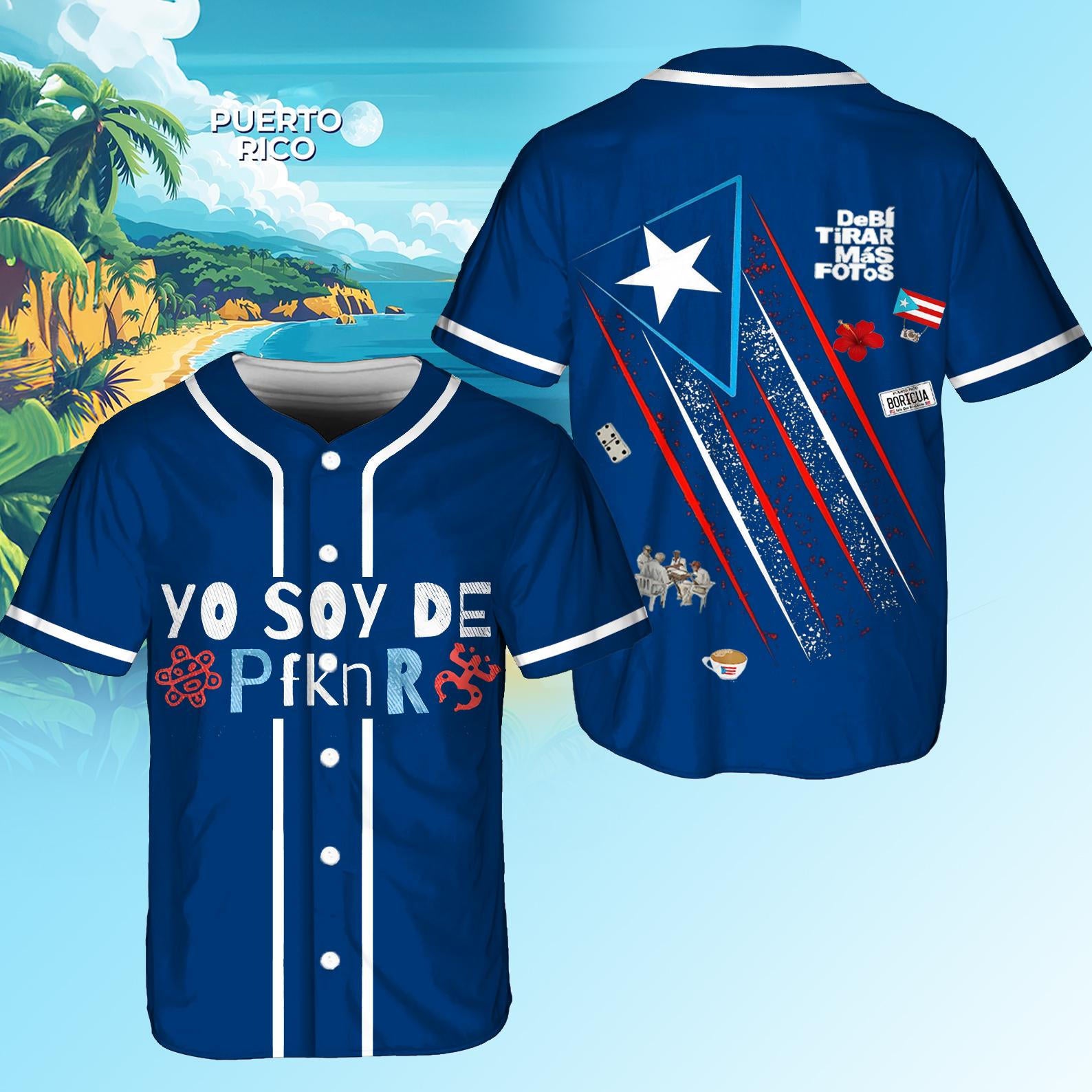 Puerto Rico Baseball Jersey