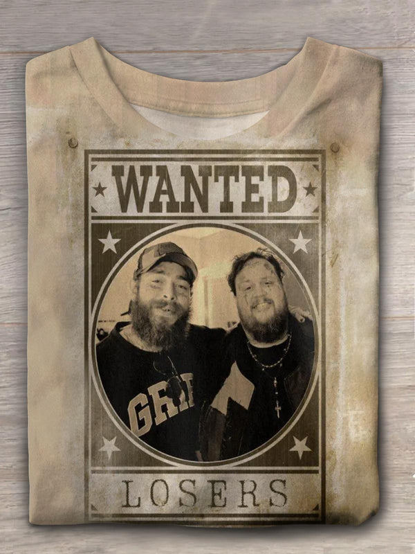 Post Malone Tour Crew Neck T-shirt