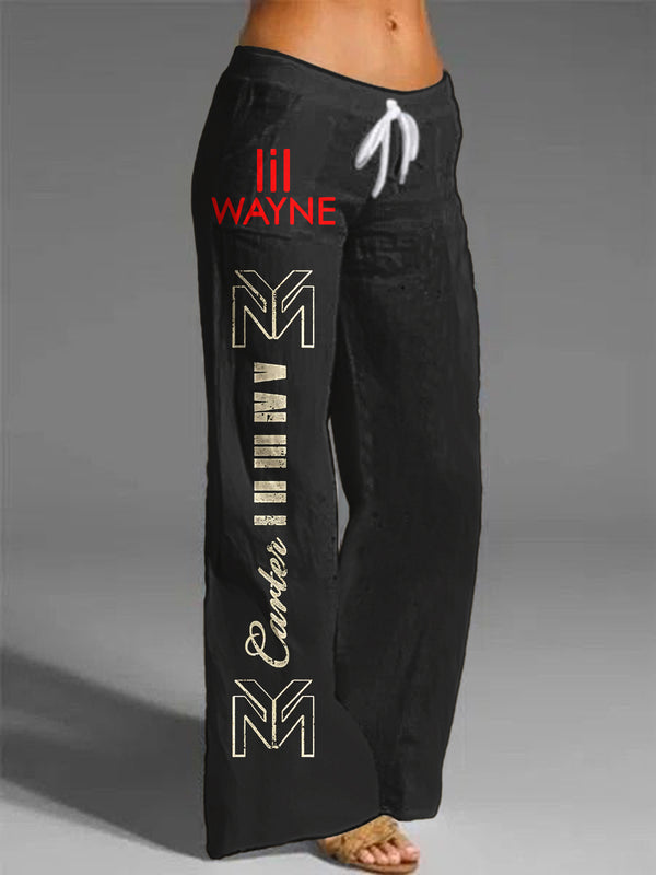 Women's Lil Wayne Printed Casual Pants