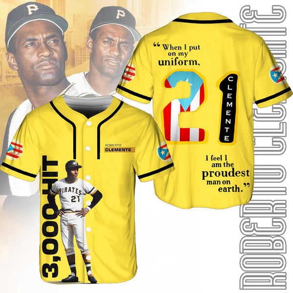 Roberto Clemente Baseball Jersey