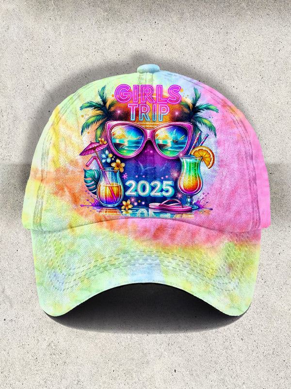 Gorra de béisbol con estampado tie-dye Girls Trip 2025