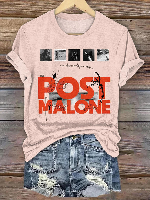 Post Malone ConcertCrew Neck T-shirt