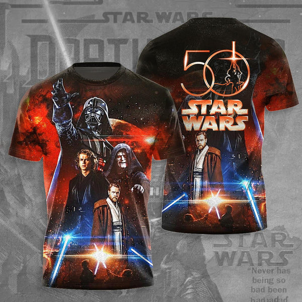 Star Wars x Darth Vader 50th Anniversary Crew Neck T-shirt