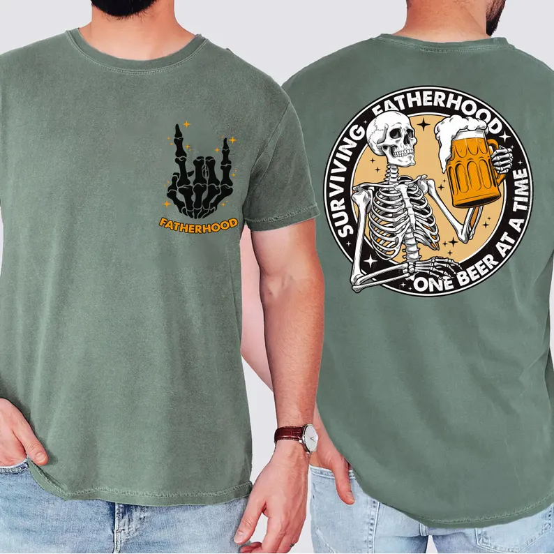 Beer Drinking Dad Shirt