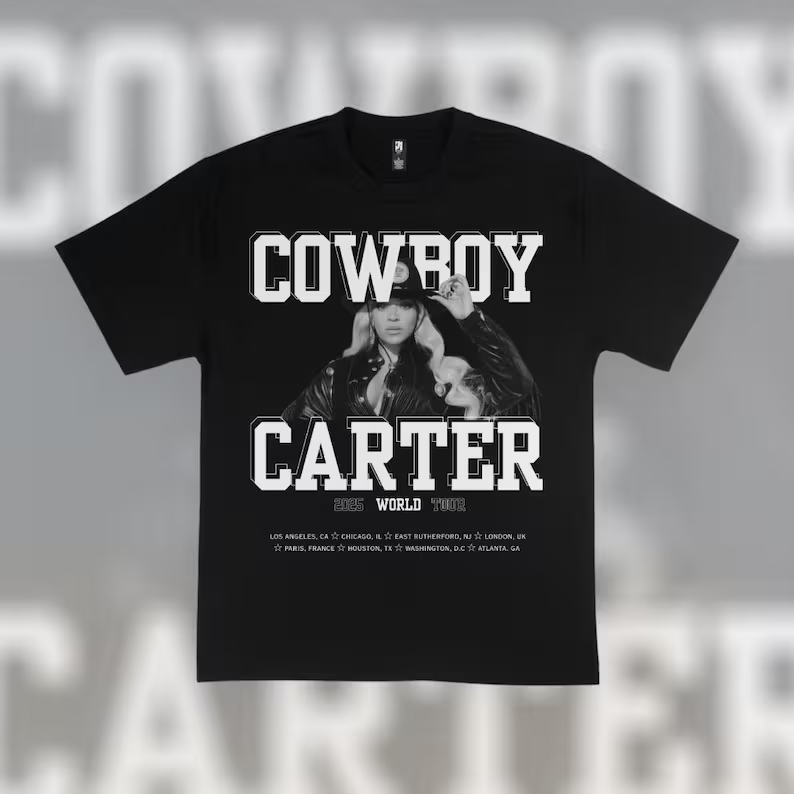 Beyonce Cowboy Carter Unisex Tour Shirts 2025